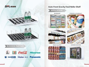 Trọng Lực Thức Ăn Kệ Hiển Thị Promoter Con Lăn Kệ - Product Image 3