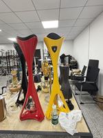 En stock Nouvelle chicha de luxe de style voiture de sport, design Pors-che, rouge, jaune, noir, 75 cm, flamme premium, lumière LED au sol, chicha