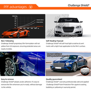 10mil Nano Lớp phủ gốm vô hình TPU ppf Tự Chữa Bệnh xe cơ thể sơn bảo vệ phim chống trầy xước mẫu miễn phí nhà sản xuất - Product Image 5