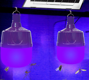 Lampe piège à insectes LED portable à batterie à durcissement <span class=keywords><strong>UV</strong></span>, culot E27, éclairage extérieur <span class=keywords><strong>pour</strong></span> plantations et fermes d'élevage - Product Image 5