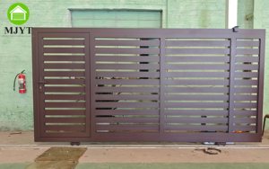 Puertas Eléctricas <span class=keywords><strong>de</strong></span> Jardín <span class=keywords><strong>de</strong></span> Aleación <span class=keywords><strong>de</strong></span> Aluminio con Diseño Personalizado, Diseño <span class=keywords><strong>de</strong></span> Puerta <span class=keywords><strong>de</strong></span> Entrada Principal y Puerta Corredera Segura - Product Image 2