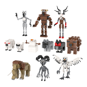 MOOXI <span class=keywords><strong>Game</strong></span> MOC1670-1673 le Hibou Ram, Animaux Hostiles, Mamouth, Entités Secrètes, Blocs de Construction, Jouets Éducatifs pour Enfants - Product Image 1