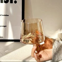 Verre à whisky en cristal à usage professionnel, design Mont Fuji de style japonais, monocouche, respectueux de l'environnement