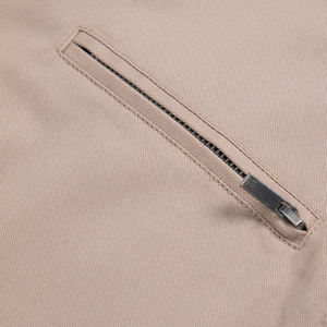 จั๊มสูทแขนยาวคอปกลำลองสำหรับผู้หญิงมีกระเป๋าซิปและชุดเพลย์สูทแฟชั่นสีกากีสำหรับสวมใส่ในชีวิตประจำวัน - Product Image 5