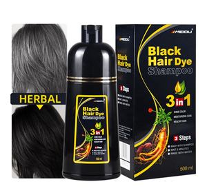 แชมพูย้อมผมสีดำแชมพูสำหรับผมสีเทาไม่มีแอมโมเนียแชมพูย้อมผมสีดำ - Product Image 1