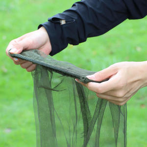 Cappello con Zanzariera Pieghevole in Tessuto a Rete Cristallina per Campeggio all'Aperto, Ecologico, 100% Poliestere, Anti-Insetti, Alta Qualità - Product Image 5