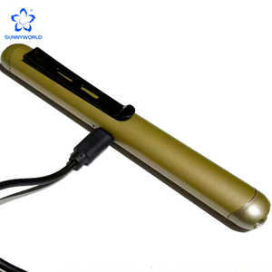 USB có thể sạc lại điều dưỡng Y Tế Mini Penlight Đèn pin ánh sáng kép lampe torche <span class=keywords><strong>LED</strong></span> bút ánh sáng cho bác sĩ y tá - Product Image 2