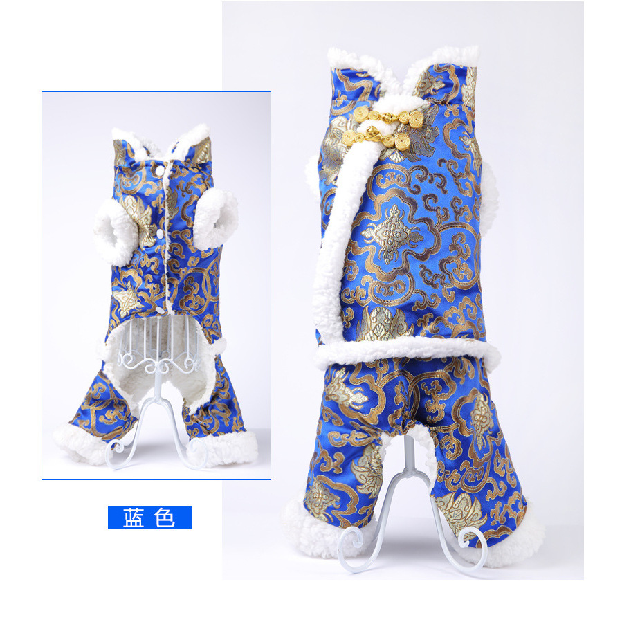 Costume Tang bleu
