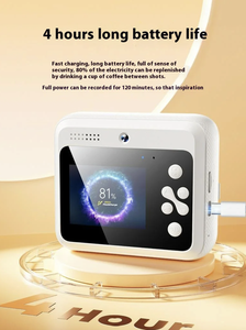 Appareil photo instantané pour enfants K22, écran HD 2,4 pouces, photos et vidéos 1080P, <span class=keywords><strong>carte</strong></span> SD 32 Go + lecteur <span class=keywords><strong>de</strong></span> <span class=keywords><strong>carte</strong></span>, cadeau d'anniversaire durable - Product Image 6