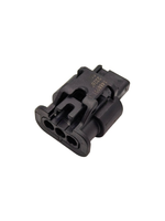 Lanshuo 1488991-1 Prise de sonde radar automobile domestique 3 broches, boîtier gainé PBT GF, IP66, 25A, 12V/24V/48V, câble à sertir femelle