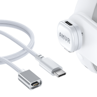 Câble de charge magnétique AMVR pour Quest 3/3S/Pro, charge rapide 18W, adaptateur USB-C 3.0, connecteur magnétique pour AMVR CD2