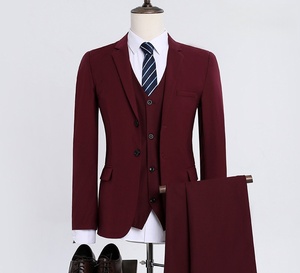 Costume 3 pièces pour homme à la mode, professionnel, accompagnateur de mariage, tenue de groupe, formel, formel - Product Image 2