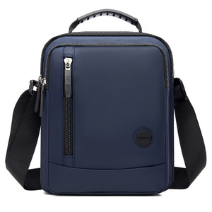 New Men's Multifunctional Crossbody <b>Bag</b> Lightweight Zipper Closure Embossed Logo All Seasons Daily Use - Product Image 5