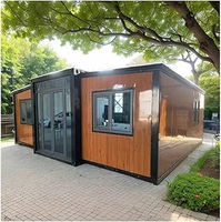 XH Haute Qualité 40ft Extensible Conteneur Maison Mini Mobile Hôtel Foldout Modulaire En Acier Construction Usine Villa Entrepôt