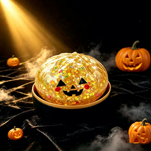 Juguete Antiestrés de Goma Termoplástica con Forma de Bollo al Vapor para Halloween - ¡Superventas! Caja Sorpresa de Regalo de Halloween para Aliviar el Estrés y Ventilar el Aire. - Product Image 3
