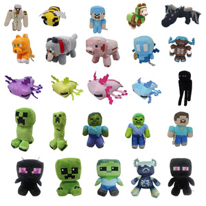 Venta al por mayor <span class=keywords><strong>Creeper</strong></span> Warden Enderman Steve juguetes de <span class=keywords><strong>peluche</strong></span> suave muñecos de <span class=keywords><strong>peluche</strong></span> niños dibujos animados Anime juego periferia almohada - Product Image 1