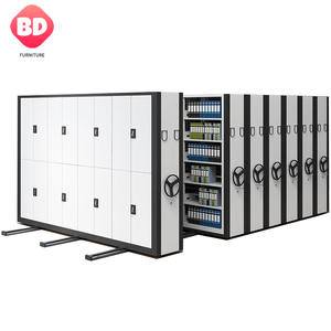 Mobile Shelving Metal <strong>Filing</strong> Movable Compact Steel Archives Mobile Shelving <strong>System</strong> - Product Image 4