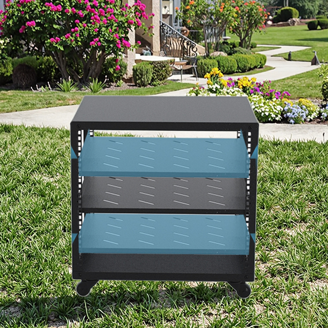 5/6/7/8U Server Rack with Swing Gate - 5/6/7/8U Wall Mount Rack IT Equipment Open Frame Network Rack Wall Mount