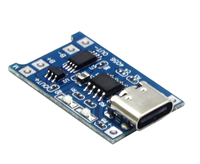Module de charge de batterie au lithium TP4056 1A avec interface USB Type-C et protection de charge deux-en-un