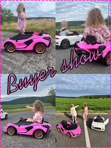 Venta al por mayor con licencia Lamborghini Baby Ride on Seat coche batería recargable almacén de la UE Dropshipping soporte juguetes al aire libre - Product Image 4