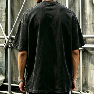 เสื้อยืดวินเทจลายธงชาติอเมริกัน แขนสั้น คอกลม ยูนิเซ็กส์ สตรีทแวร์ - Product Image 3