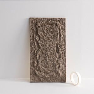 Panneau mural en pierre artificielle <span class=keywords><strong>d</strong></span>écorative extérieure moderne en polyuréthane / PU, revêtement mural en pierre artificielle, placage de pierre, 25x45cm - Product Image 3