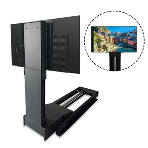 Supporto <span class=keywords><strong>TV</strong></span> da Soffitto Motorizzato Moderno, <span class=keywords><strong>Braccio</strong></span> Telescopico Automatico Elettrico con Telecomando - Struttura in Acciaio, Capacità 50kg - Product Image 1