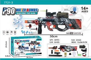 Pistola de Agua Eléctrica P90, Juguete de Plástico Unisex para Diversión al Aire Libre - Product Image 3