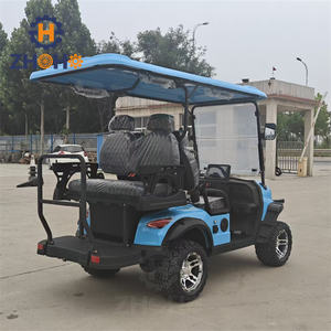 חג מולד באיכות גבוהה רחוב משפטי מועדון רכב סוללה 4x4 atvs 4 מושבים עגלת גולף חשמלית למבוגרים - Product Image 3