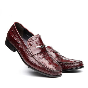 Commercio all'ingrosso ufficio <span class=keywords><strong>scarpe</strong></span> <span class=keywords><strong>da</strong></span> uomo in rilievo alligatore <span class=keywords><strong>scarpe</strong></span> di lusso mocassini per gli uomini modello di partito di marca uomo vestito <span class=keywords><strong>scarpe</strong></span> e oxford - Product Image 3
