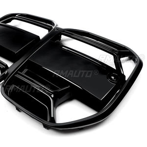 สำหรับ BMW ซีรีส์ 4 รุ่น G22 G23 430i M440i ปี 2021-2023 กระจังหน้ารถยนต์แบบ CSL  ตะแกรงแบบตาข่าย  อะไหล่เปลี่ยน  กระจังสีดำเงา  สไตล์คาร์บอนไฟเบอร์ - Product Image 6