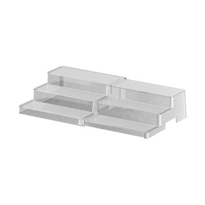 Condiment Storage Rack 3 Tier Rectangular Desktop Organizer For Kitchenware Toy Display Multi Layer Rack - Product Image 5