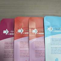 Sachet Doypack Personnalisé Thermoscellable Imprimé pour Poudre de Collagène, Protéines, Eau, Poudre de Sangria, Saveur Mocktail, Qualité Alimentaire, Sans BPA, Anti-humidité