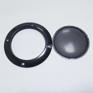 Perforado rojo de plástico de la cubierta del altavoz 3 "rejilla del altavoz envío gratuito para las muestras - Product Image 5