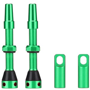 Válvula de Neumático CNC de 40 mm de Acero Inoxidable para Bicicleta, Repuesto para Reparación de Neumáticos Sin Cámara, con Tapas - Product Image 4