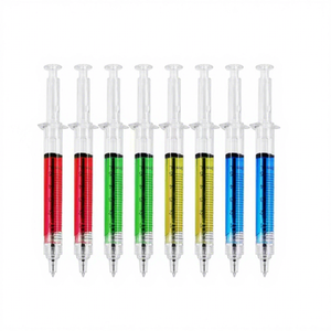 Customizable Logo Plastic Cute School Supplies Ballpoint Pens Wholesale Nurse Pen Syringe Promotional Pencil Doctors
