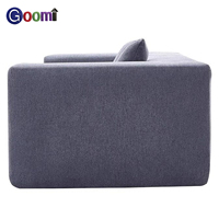Canapé modulaire Goomi Home en velours côtelé compressé sous vide, style nordique, pour petit salon, en éponge pure sans armature