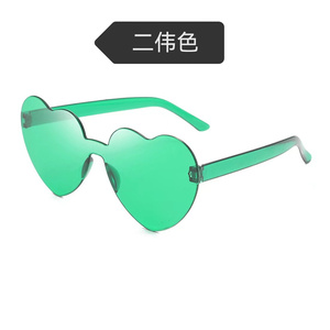 Colorful Wedding Favors Color <strong>Party</strong> One Piece rainbow Candy Sun <strong>Glasses</strong> Red <strong>pink</strong> love Heart Shaped Shades Sunglasses Wholesale - Product Image 4