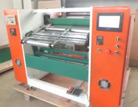 Machine à rembobiner le film étirable en aluminium à double arbre, machine à rembobiner le rouleau de film en aluminium