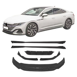 Carlong ชุดบอดี้พลาสติกสีดำเงาสำหรับ <span class=keywords><strong>Volkswagen</strong></span> 2021 CC <span class=keywords><strong>arteon</strong></span> MAX วัสดุสูงขอบด้านหลังขอบกันชนใหม่ - Product Image 1