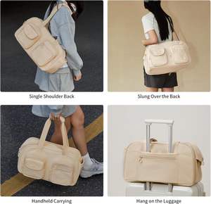 Sac de <span class=keywords><strong>voyage</strong></span> extensible <span class=keywords><strong>pour</strong></span> les voyages avec poche humide Sac de week-end à porter en cabine <span class=keywords><strong>pour</strong></span> hommes et femmes Sac de sport résistant à l'eau Sac de sport - Product Image 6