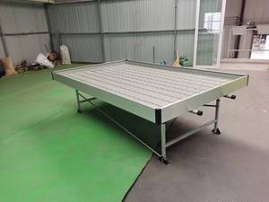 <span class=keywords><strong>Table</strong></span> d'inondation <span class=keywords><strong>de</strong></span> haute qualité plateaux <span class=keywords><strong>de</strong></span> culture bancs roulants hydroponiques flux serre agricole lit <span class=keywords><strong>de</strong></span> semences - Product Image 2