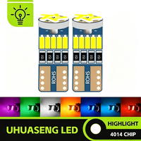 Ampoule LED Canbus T10 WY5W W5W 194 15SMD 168 pour éclairage intérieur, lecture, porte, coffre, plafonnier, signalisation, stationnement, plaque d'immatriculation, éclairage de voiture