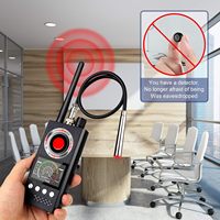 Caméra espionne audio miniature portable GBE K68, détecteur multifonction, objectif de signal GPS, localisateur RF, traceur, chercheur GSM, sans fil, en plastique ABS