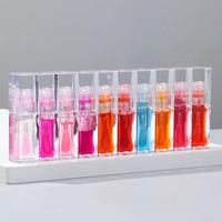 Gloss repulpant pour les lèvres à changement de couleur, teinte rose, effet repulpant magique, brillance intense, transparent, longue tenue, hydratant, huile repulpante pour les lèvres