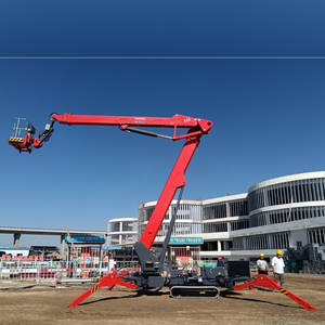 Nivelación de una tecla del cuerpo 8m 10m 12m 14m 16m 18M 20m 22m 24m 26m 28m Todo terreno articulado Spider Crawler <span class=keywords><strong>Boom</strong></span> <span class=keywords><strong>Lift</strong></span> - Product Image 6