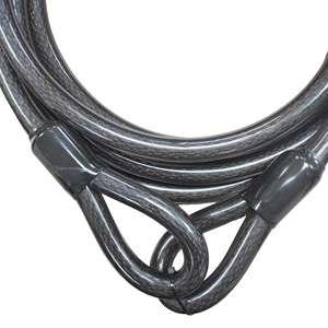 สายไฟสำหรับงานหนักที่มีห่วงเหล็กกันขโมยสายขนาดใหญ่ปรับแต่งความยาวได้ใช้กับตัว <span class=keywords><strong>U</strong></span> packlock สำหรับจักรยานสกู๊ตเตอร์ - Product Image 2