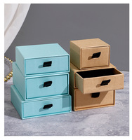 Boîte de rangement en carton pour bijoux, boîte cadeau avec doublure en velours, 8 couleurs, options personnalisées, rangement facile