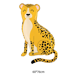Ballon <span class=keywords><strong>en</strong></span> aluminium <span class=keywords><strong>en</strong></span> forme d'animaux de dessin animé (Lion, Singe, Éléphant, Crocodile) pour la décoration de fête, jouet pour enfants - Product Image 4