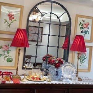 Lámpara de pie con temática de boda roja, bombilla incandescente E27 220V, decoración para sala de estar y estudio - Product Image 2